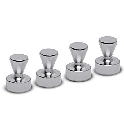 Maul Neodymium magneet MAUL (Ø x h) 15 mm x 20 mm Kegel Zilver 4 stuk(s) 6168796