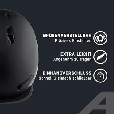 Olympic Sportswear Alpina sports urban helm brooklyn 52-57 mat zwart