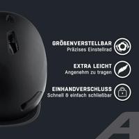 Olympic Sportswear Alpina sports urban helm brooklyn 52-57 mat zwart - thumbnail