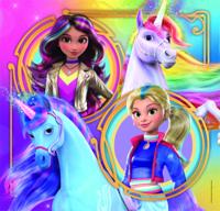 Clementoni puzzel unicorn academy - 3x48st. - thumbnail