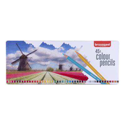Bruynzeel kleurrijk 45 kleurpotloden