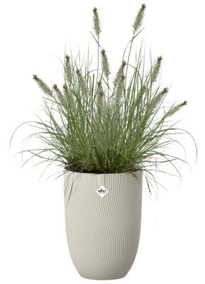 Hoge bloempot - ELHO - Sereh Tall 30 - 22 L - L 30 x B 29,5 x H 41 cm - Beige - Balkon/binnen/buiten