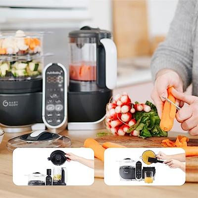 Multifunctionele keukenrobot Nutribaby + van BABYMOOV donkergrijs