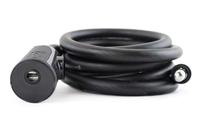 CONTEC spiraal-kabelslot "powerloc" ct coil.cab.lock powerloc 12mm x 185cm black - thumbnail