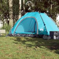 Tent 5-persoons snelontgrendeling blauw - thumbnail