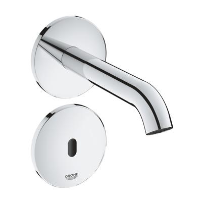 GROHE Essence Wastafelkraan Inbouw - uitloop 18.2cm - zonder waste - IR 230V zonder menging chroom 36447000