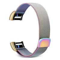 Fitbit Charge 2 milanese bandje - Maat: Large - Multicolor - thumbnail