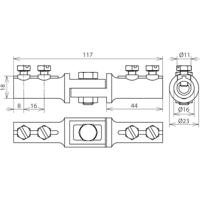 DEHN OENTK 7.10 7.10 ZG Scheidingsklem 1 stuk(s) - thumbnail