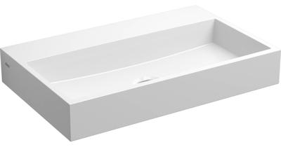 Fontein Clou Mini Wash Me 38x24x6cm Mirenaal Marmer Glans Wit (Met Voorbewerkt Kraangat) Fontein Clou Mini Wash Me 38x24x6cm Mirenaal Marmer Glans Wit (Met Voorbewerkt Kraangat)