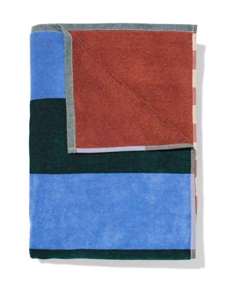 HEMA Strandlaken 90x180cm velours strepen (multi)