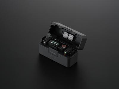 DJI Mic 3 (2 TX + 1 RX + Oplaadetui), draadloze microfoon voor iPhone/camera/Android, ultralicht, adaptieve versterkingsregeling voor gebalanceerd volume, voor 28 uur gebruik, vlog