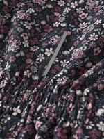 Met fleece gevoerde sneeuw jumpsuit met all-over print voor meisjes NAME IT donkerblauw - thumbnail