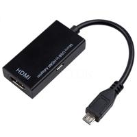 Micro USB naar HDMI Female Adapter kabel 1080P HD voor MHL-apparaat HDTV Adapters voor Samsung Galaxy HUAWE - thumbnail