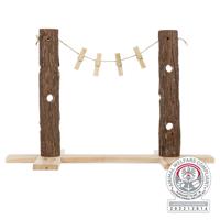 TRIXIE NATURAL LIVING VOERBOOM DUO 53X25X34 CM - thumbnail