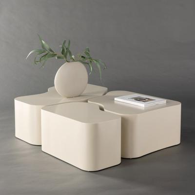 Nohr Organische Salontafel 'Tri' Set van 3 stuks, kleur Beige