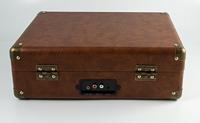 GPO Draaitafel in kofferdesign met geïntegreerde luidsprekers - vintage bruin - thumbnail