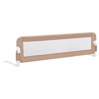 VidaXL Bedhekje peuter 150x42 cm polyester taupe - thumbnail