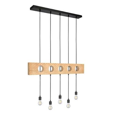 LABEL51 Hanglamp 'Timber', Mangohout, 145cm