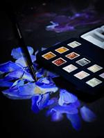 Van Gogh aquarelverf, pocketbox met 12 napjes, metallic- en interference kleuren - thumbnail