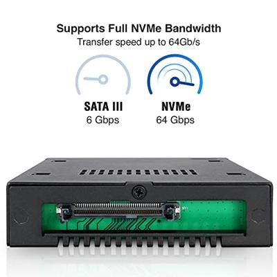 Icy Dock MB601VK-B 2,5 U.2 NVMe mobile rack voor externe 3,5