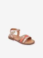 Leren kindersandalen Iba LES TROPEZIENNES® PAR M. BELARBI koraal - thumbnail
