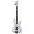 Lakland Skyline 44-64 Custom White Gloss elektrische basgitaar - thumbnail