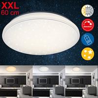 Briloner LED-plafondlamp met sterreneffect (56 cm diameter met decoratieve ring) - thumbnail