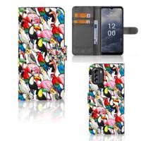 Nokia G60 | Telefoonhoesje | Met pasjeshouder | Birds - thumbnail