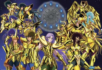 Poster Saint Seiya Gold Saints nr 1 91,5x61cm Poster Saint Seiya Gold Saints nr 1 91,5x61cm