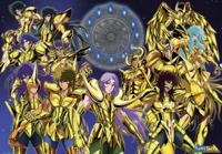 Poster Saint Seiya Gold Saints nr 1 91,5x61cm - thumbnail
