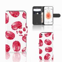 Apple iPhone 5 | 5s | SE | Book Cover | Pink Macarons - thumbnail