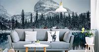 Fotobehang - meer O'Hara Canada, premium print, inclusief behanglijm - thumbnail