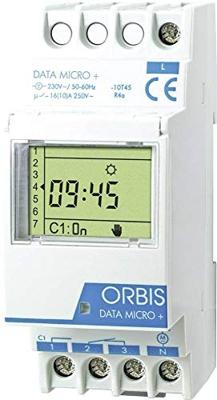 ORBIS Zeitschalttechnik DATA MICRO + 230V DIN-rail schakelklok Digitaal 250 V/AC