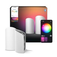 Philips Hue Tafellamp 8720169385931 Philips Hue Play Wallwasher, Doppelpack, weiß LED 20 W - thumbnail