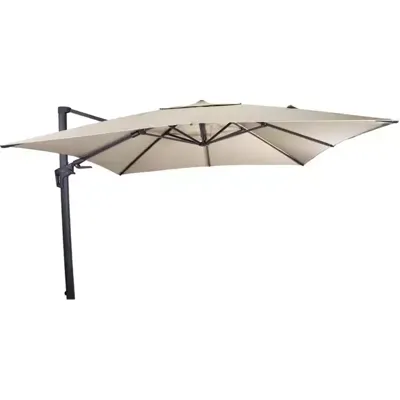 Zweefparasol VirgoFlex 300 x 300 cm ecru Zweefparasol VirgoFlex 300 x 300 cm ecru