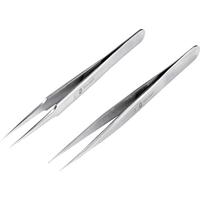 TOOLCRAFT TO-5861034 Pincetset 2-delig Spits, superfijn 120 mm - thumbnail