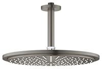 Grohe Regendouche Rainshower Cosmopolitan Metal Met Plafondbuis Hard Graphite Geborsteld - thumbnail