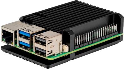 Joy-it ARMOR Case BLOCK SBC-behuizing Geschikt voor serie: Raspberry Pi® Incl. passieve koeler Zwart Joy-it ARMOR Case BLOCK SBC-behuizing Geschikt voor serie: Raspberry Pi® Incl. passieve koeler Zwart