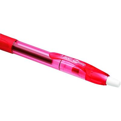 Gelschrijver Bic Gel-ocity medium rood | 12 stuks