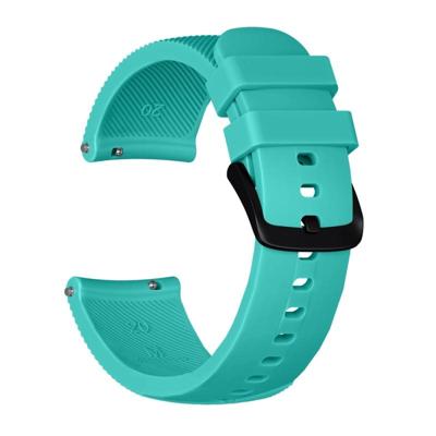 Crazy Horse textuur siliconen polsband voor Huami Amazfit bip Lite versie 20mm (mintgroen)