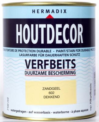 Hermadix Houtdecor Verfbeits - Zand Geel