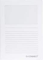 Q-CONNECT L-map met venster, 120 g/m², A4, pak van 100 stuks, wit - thumbnail