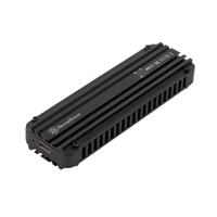 Silverstone MS12 SDD-behuizing Zwart M.2 - thumbnail