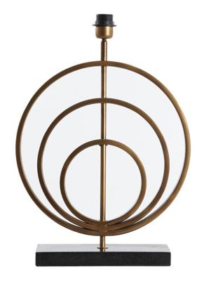 Light & Living Tafellamp 'Cassel' 50cm, kleur Antiek Brons (excl. kap)