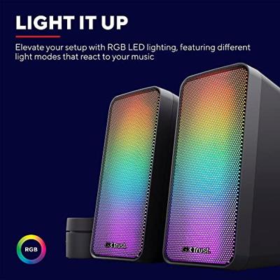 Trust GXT 611 Wezz 2.0 PC Speakerset RGB Zwart