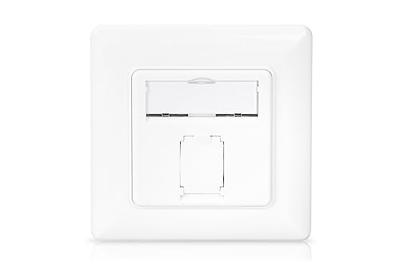 Digitus DN-9010/8-1 Netwerkdoos Inbouw (in muur) Inzet met centraalstuk en frame CAT 6A Wit Digitus DN-9010/8-1 Netwerkdoos Inbouw (in muur) Inzet met centraalstuk en frame CAT 6A Wit