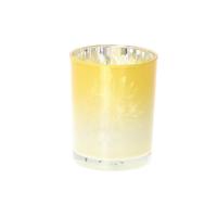 Theelichthouder Sunflower Ø7xh8cm geel - thumbnail