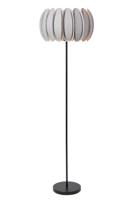 Lucide SPENCER - Vloerlamp - Ø 40 cm - 1xE27 - Grijs - thumbnail