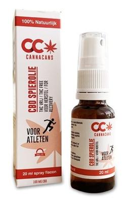 Cannacans CBD Spierolie atleten (20 ml) Cannacans CBD Spierolie atleten (20 ml)