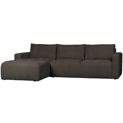 vtwonen Loungebank 'Bar' Links, Washed look, kleur Antraciet
